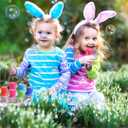 36 Pack Prefilled Easter Eggs with Toys Mini Bubble Wands Inside, Kids Easter Basket Stuffers with Bubble Blowing Toys Gifts for Kids Boys Girls Party Favors Egg Hunt Supplies