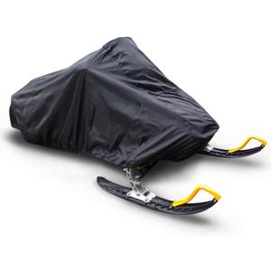 Budge SM-3 Sportsman Snowmobile Cover, Waterproof, Black, Large: Fits snowmobiles 130" L x 51" W x 48" H