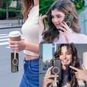 for Samsung Galaxy S23 FE Case with 360Spin Magnetic Stand-Finger Strap, [Fit for MagSafe][Mil-Grade Protection],Non-Slip Shockproof Rugged Ring Holder Matte S23 FE Phone Case (Desert Gold)