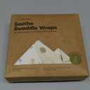 3-Pack Organic Baby Swaddle Sleep Sacks - Swaddles for Newborns, Infant 0-3 Months, Baby Girls, Boys, Soft & Snug Newborn Sleep Sack, Nursery Swaddling Blankets (Nibbles/Bruce, OS)