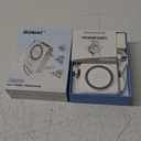 for Magsafe Portable Charger Power Bank 10000mAh, 22.5W Battery Pack Fast Charging Wall Plug Power Bank for iPhone Andriod Sumsung Travel Charger with Built in USB C & Lightning Cables (White)