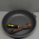 SENSARTE Nonstick Frying Pan Skillet, Swiss Granite Coating Omelette Pan, Healthy Stone Cookware Chef's Pan, PFOA Free (8/9.5/10/11/12.5 Inch) (9.5 Inch) (Gray)