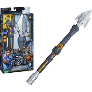 Marvel Black Panther: Wakanda Forever Kingsguard FX Spear, Role Play Toys, Costume, Super Hero Toys for 5 Year Old Boys and Girls and Up