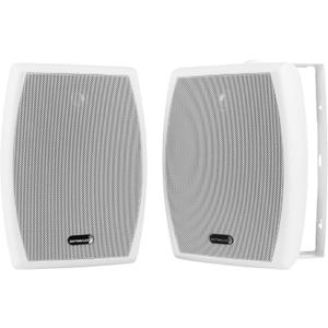 Dayton Audio IO655WT 6-1/2" 2-Way 70V Indoor/Outdoor Speaker Pair White