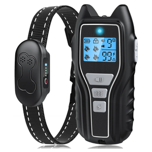 Dog Shock Collar with Remote Control - Rechargeable Dog Training Collar, IPX7 Waterproof E Collar for Dogs with 4 Safe Modes Flashlight Beep Vibration Shock Ideal for All Dog Sizes (8-150lbs)