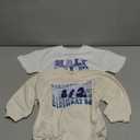 KOLNAMDINH 2PCS Baby Girl Boy Halfway to One Birthday Rompers – 1/2 Way to One Bodysuit Outfit, Cute Sweatshirt Set, 6-12M