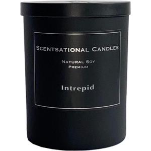 Scentsational Intrepid Man Candle  11 Oz Hand-Poured Soy Wax Jar Candle  Clean-Burning Natural Candles for Men  Masculine Scented Candles for Home Dcor & Relaxation  Long-Lasting Gift Candle