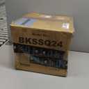 Stainless Steel Stockpot with Tempered Glass Lid 24 Quart, Durable 18/0 Stainless Steel, Impact-Bonded Base for Even Heating, Riveted Handles, Oven & All Stove Compatible, Safe Up To 500F (260C)