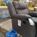 Signature Design by Ashley Manual Rocker Recliner Chair, Gray