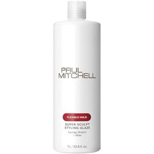 Paul Mitchell Super Sculpt Styling Glaze, Flexible Hold, Lasting Memory + Shine, For All Hair Types, 33.8 fl. oz.