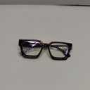 livho Oversized Blue Light Blocking Glasses for Woman  Rectangle Fashion Glasses for Computer, Chic Preppy Frame