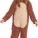 IKALI Hooded Deer Costume for Toddler, Kids Animal Reindeer Costume Christmas Halloween Dress Up (3-4T)