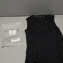 Youth Baseball Chest Protector  12mm EVA Padded Compression Shirt, Heart & Sternum Guard for Boys Girls, Softball Football Lacrosse Rugby Protective Gear, Moisture-Wicking Base Layer (Small, BLACK)