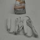 Twin Extension Cord Power Strip - 12FT Dual Extension with Flat Wall Plug, Split Extension Cord with Multiple Outlets, Sleek Socket Double Head Outlet for Behind Bed, Couch,Indoor Flush Design(White)