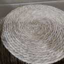 Colingmill 60 Pcs Round Rattan Placemats Bulk, 13 Inch Woven Placemats Natural Straw Hand Woven Farmhouse Boho Round Table Mats for Wedding Bridal Shower Home Dining Dinner Party Decoration