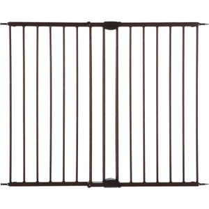 MyPet Windsor Walk Thru Pet Gate: 28.68" - 47.85" Wide Dog Gate. Hardware Mount, Dog Gates for The House, Cat Gate for Doorway. 31" Tall, Matte Bronze