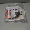 KatchOn, Hanging Ghosts Halloween Decor - Pack of 10 | Xtralarge Indoor Halloween Hanging Decorations, Ghost Garland Decorations, Paper Lanterns, Hanging Paper Fans | Spooky Hanging Decorations (White and Orange)