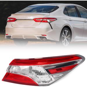 Huray Tail Light Assembly for Toyota Camry 2018-2020 LE L SE Tail Lamp Replacement 81560-06720 Passenger Side (Right)