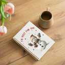 WUCHJ Christmas Snowman Notebook, Christmas Winter Snowman Journal Gifts for Women, Id Melt For You Xmas Holiday Spiral Notebook Journal for Note Taking, 5.5x8.3 Inch