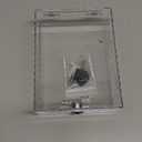 TRJ Thermostat Lock Box with Key, Large Thermostat Cover with Lock for Thermostat on Wall, AC Control Lock Box Cover with Key, Air Conditioner Lockbox Fits Thermostats 5" H x 6" W or Smaller