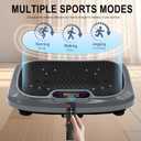 HOTWAVE Vibration Plate Exercise Machine for Lymphatic Drainage, Power Vibrating Plates Platform for Weight Loss - Whole Body Shaker Vibration Plate Machine Home Gym Shaping Fitness Workout