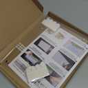 3 Pack Clear Acrylic Frame, Fits 8.5x11, 8x10 Picture or Certificate, No Drill Wall Mounted Photo Frames, Self Adhesive Diploma Frames with Magnetic, Full Frame-9x11.6 Inch