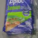 Ziploc Sandwich and Snack Bags, Easy Open and Close, Plastic Food Storage Bags, 270 Bags Total, 270 Count