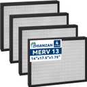 4 Packs 14 x 17.5 x1.75 MERV 13 Replacement Dehumidifier Filter for Santa Fe Advance90, Advance100, Advance120, Honeywell DR90 & DR120 Dehumidifier Models