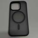 TORRAS for iPhone 16 Pro Case Translucent Matte Black | Compatible with MagSafe, Military Grade Drop Protection, Stronger Magnetic, Shockproof Airbag, Camera Control, Color Buttons, Slim AntiScratch