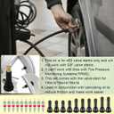 38PCS Tire Valve Stem Core Quickly Replacement Tool Kit,Quick Change Tire Valve Tool Kit for Replacing Leaky Valves in Cars,Trucks,ATVs,etc.with TR413/TR414/TR418
