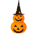 FUNPENY 3FT Halloween Collapsible Pumpkin Decorations, Pre-Lit Light Up 50 LED Pumpkin with Star Hat 8 Lighted Mode, Pop Up Jack-o-Lantern with Metal Stand for Indoor Outdoor Yard Holiday Decor