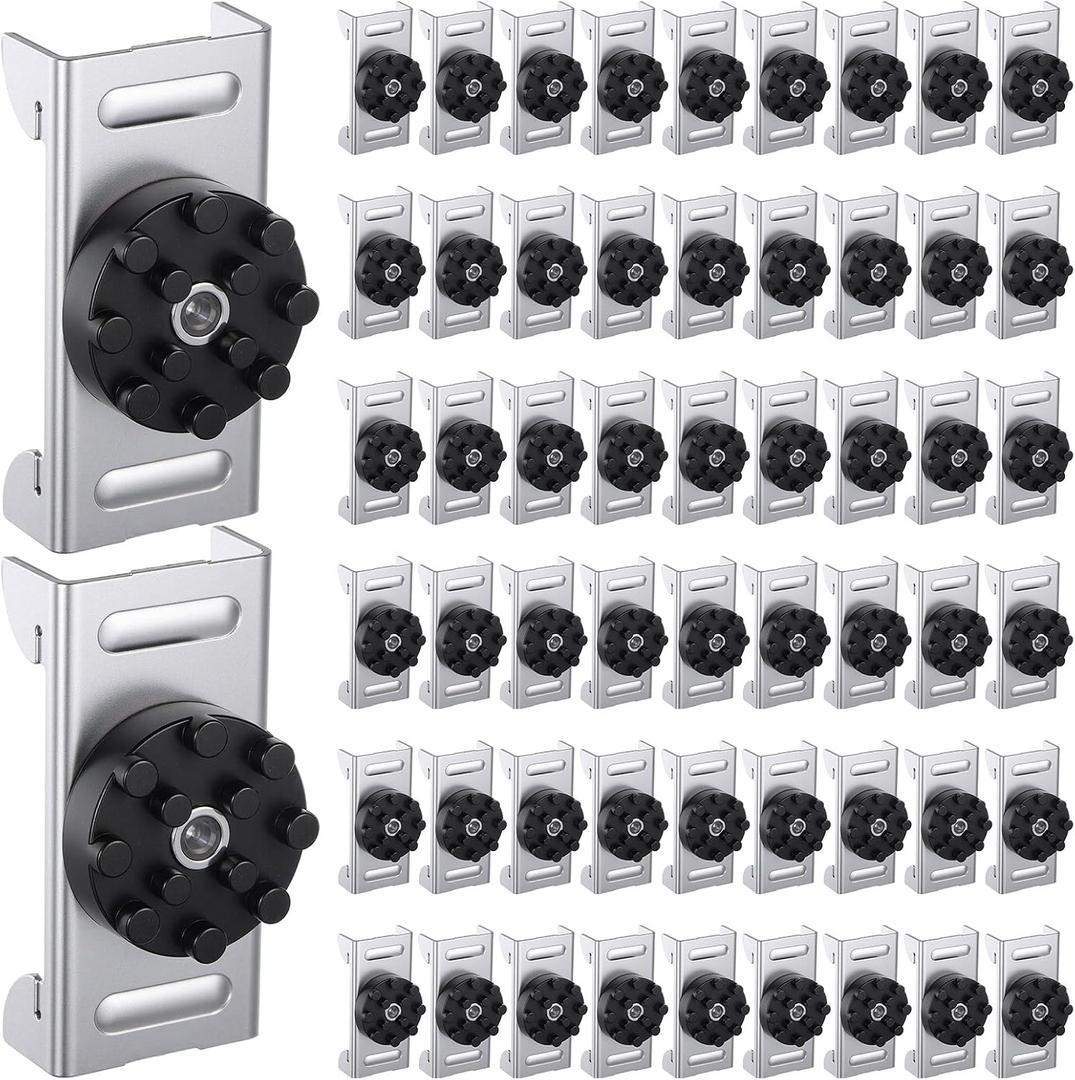 Zonon 100 Pack Soundproofing Sound Isolation Clips Resilient Channel Mounting Clip Reduces Noise from Noisy Neighbors for Apartment Recording Studio Sound Proofing for Walls and Ceilings (Black)