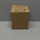 Couch Legs for Furniture Set of 4, Pyramid Square Wooden Furniture Legs 6 Inch, Mid Century Modern Brown Color Sofa Legs Replacement for Ottoman, Chair, Dresser, Coffee Table, Armchair, Settee