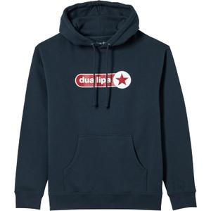 unisex-adult Dua Lipa Official Merch DL Logo Hoodie (Small, Navy)