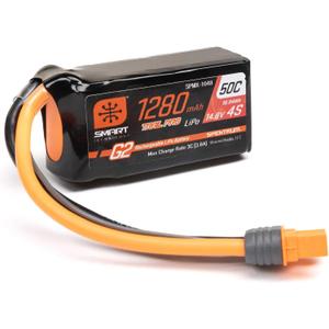 Spektrum Accessories Smart G2 Trail Pro 1280 mAh 4S 14.8V 50C LiPo w/ IC3, SPMX-1048