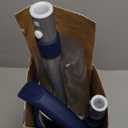 Microfiber Spray Mop for Floors Cleaning: Wet Dry Hardwood Floor Mops with 3 Washable Reusable Pads for Swiffer Powermop - Flat Mop with Sprayer for Tile Wood Laminate Vinyl Marble (Dark Blue)