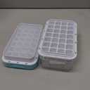 Ice Cube Tray with Lid and Bin, PHINOX 56 pcs Ice Trays for Freezer, Ice Cube Trays for Freezer with 2 trays, Container, Lid & Ice Scoop, BPA Free