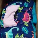 Wildkin Kids Original Nap Mat  Cozy Kids Sleep Mat with Pillow, ideal for School & Travel (Darling Dinosaurs)