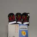 QUMY Dog Shoes for Large Dogs, Medium Dog Boots & Paw Protectors for Winter Snowy Day, Summer Hot Pavement, Water-Resistant in Rainy Weather, Outdoor Walking, Indoor Hardfloors Skid-Resistant Sole (Size 1: 1.8''x2.3''(W*L) (Pack of 4))