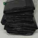 Extra Large Moving Bags with Zippers & Carrying Handles, Heavy-Duty Storage Tote for Space Saving Moving Storage, Fold Flat, Alternative to Box and Bin - 8 Pack, Black