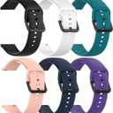 Watch Band Compatible with Choosice IP67 Smart Watch Bands 20mm Replacement Adjustable Arm Breathable Silicone Bracelet Wristband Sport Strap Smartwatch Accessory