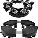 CASIMR Plant Stand with Wheels, Heavy Duty Plant Caddy with 8 Twin Casters, Adjustable 15-20 Inch Indoor Outdoor Large Rolling Plant Stand Planter Cart Dolly for Flowerpot, 600lbs Capacity