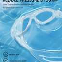 180Panoramic Swim Goggles Adult, Ultra-Comfort Liquid Silicone Anti-Fog/UV Pool & Outdoor Women Men Youth