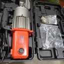 1" Electric Hydraulic Rebar Cutter 2-3S Cutting Speed Portable Rebar Cutter Cutting Rebar 4-25mm #8 120v/60hz (RC25)