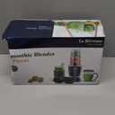 La Reveuse Personal Size Blender 250 Watts Power for Shakes Smoothies Seasonings Sauces with 1 Piece 15 oz Cup,1 Piece 10 oz Mug,BPA-Free (Black)