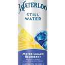 Waterloo Still Water, Meyer Lemon Blueberry Naturally Flavored Purified Water | 12 Fl Oz Cans (Pack of 12)  Zero Calories and Zero Sugar or Sweeteners