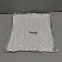 Pallene Faux Fur Plush Lumbar Throw Pillow Covers 12x20 Set of 2, Luxury Soft Fluffy Striped Decorative Pillow Covers for Sofa, Couch, Living Room, White