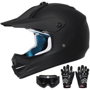 ROOZO Youth Dirt Bike Helmet DOT Certified - Full Face Motorcycle Helmet for Off-Road, ATV, Street Riding