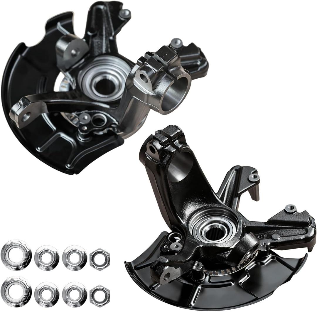 698-374 698-375 Front Right and Left Side Steering Knuckle & Wheel Bearing Hub Assembly For Volkswagen Beetle 1998-2010,for Golf 1999-2006 2010 Replaces#1J0407256AG 1J0407255AG