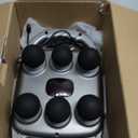 UFFAE 6 Head Massage Gun Deep Tissue with 9 Levels & 9 Modes, Electric Massager Tool for Legs, Arms, Waist, Back, Buttocks - Full Body Muscle Pain Relief, Ideal Gifts for Women, Men, Mom, and Dad (Gray)